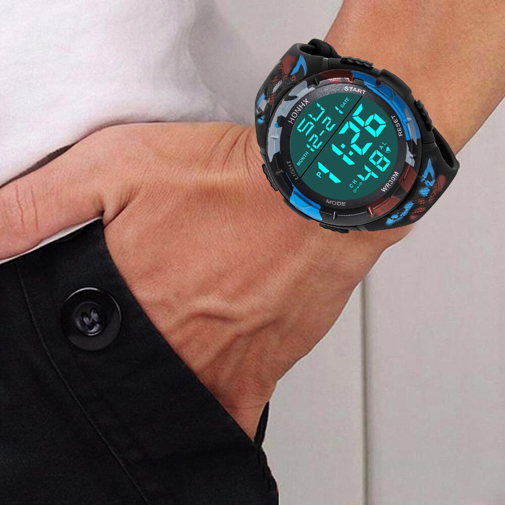 Digitale Horloge Mannen Sport Horloges Voor Mannen Waterdichte Klok Outdoor Horloge Mannelijke Relogio Digitale Masculino