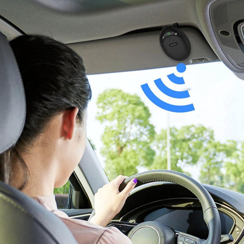 Multipoint Speakerphone Bluetooth V5.0 EDR Wireless Player Music Bluetooth MP3 Car Handsfree Kit For IPhone Androi K1M0