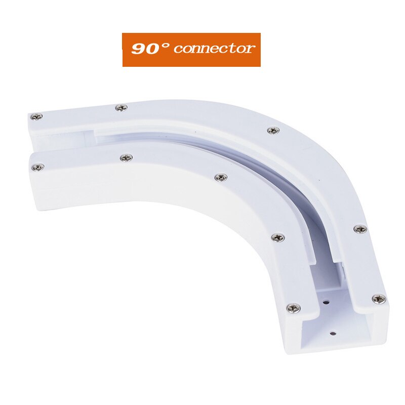 Dooya sunflower 90/135 degree U Type and L Type Window Electric Curtain Track Rail Joint Bracket Connector: 90 degree connecter