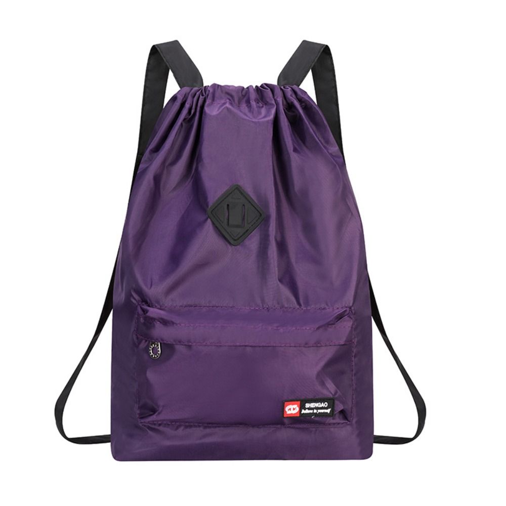 Student Backpack Women Bags Waterproof School Bag Large Capacity INS Drawstring Bag Backpack Travel Bag: Blue