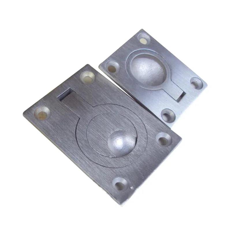 Loquet de poignée de trappe de bateau en acier inoxydable, Psych, armoire, montage encastré, anneau de levage, couvercle de pont nervuré, structure au sol