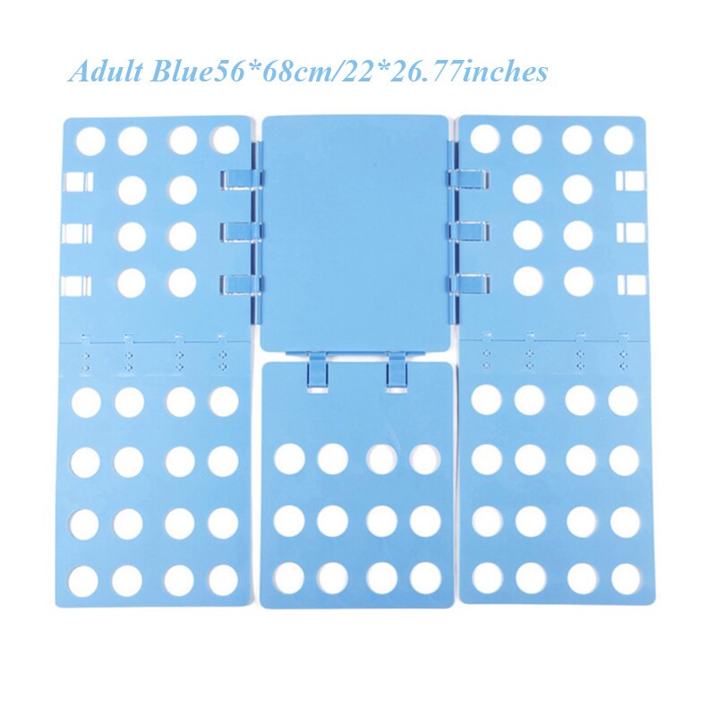 Clothes Folding Board Adult Child Clothing Folder Closet Organizer Folders Boards Quick Clothes Holder Laundry for Mom: ADULT-Blue