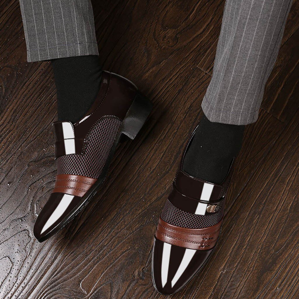 Chaussures habillées pour homme, luxe et tenue de soirée, pour mariage, de et de cérémonie, chaussures classiques, 567