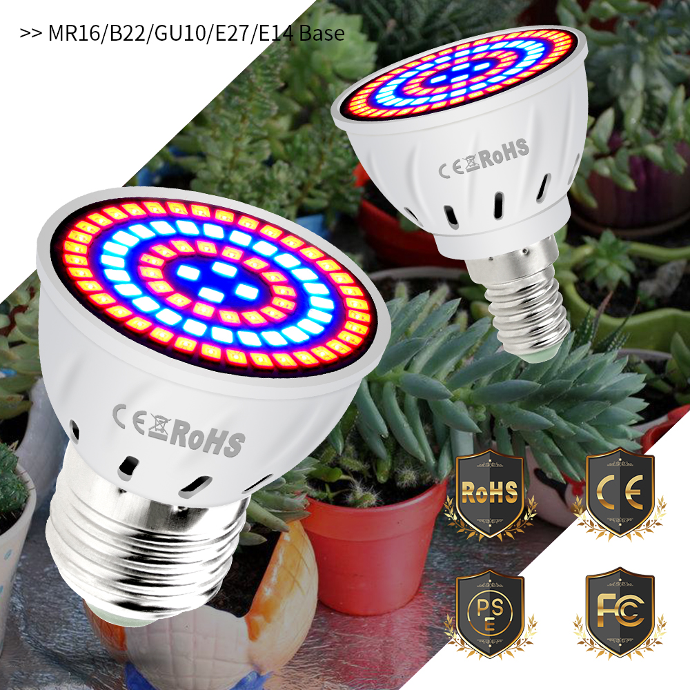 LED Kweeklampen E27 Volledige Licht Lamp LED Voor Planten Phyto-Lamp Voor Indoor Groenten Planten Groeiende Tent Doos fitolamp 110V 220V