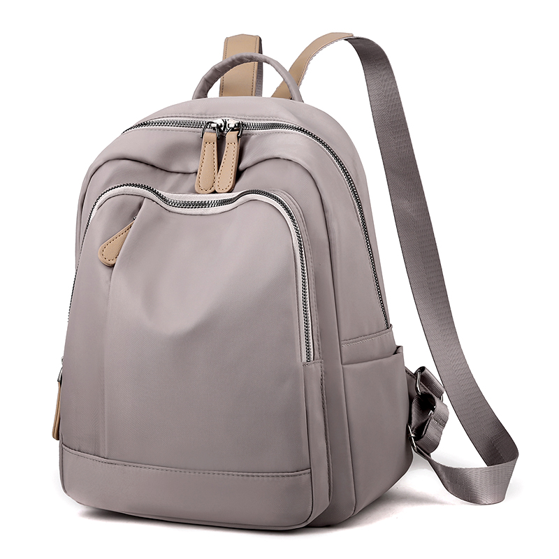 Fashionable backpack, large capacity travel bag with practical pockets - handbag, zipper closure