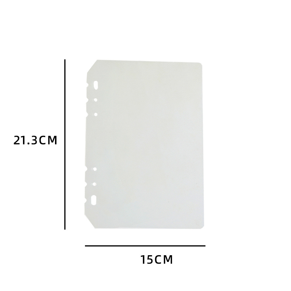 Classeur A5 en cuir PU à 6 anneaux, couverture pour papier de remplissage A5, classeur de planificateur personnel A5 rechargeable avec magnétique: Violet