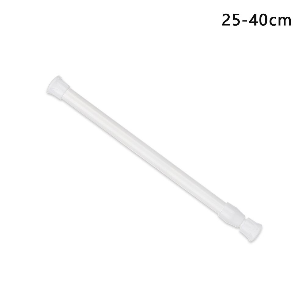 Multi Purpose Spring Load Durable Loaded Hanger Hanging Rods Bathroom Product Extendable Sticks Curtain Telescopic Pole: 25-40cm