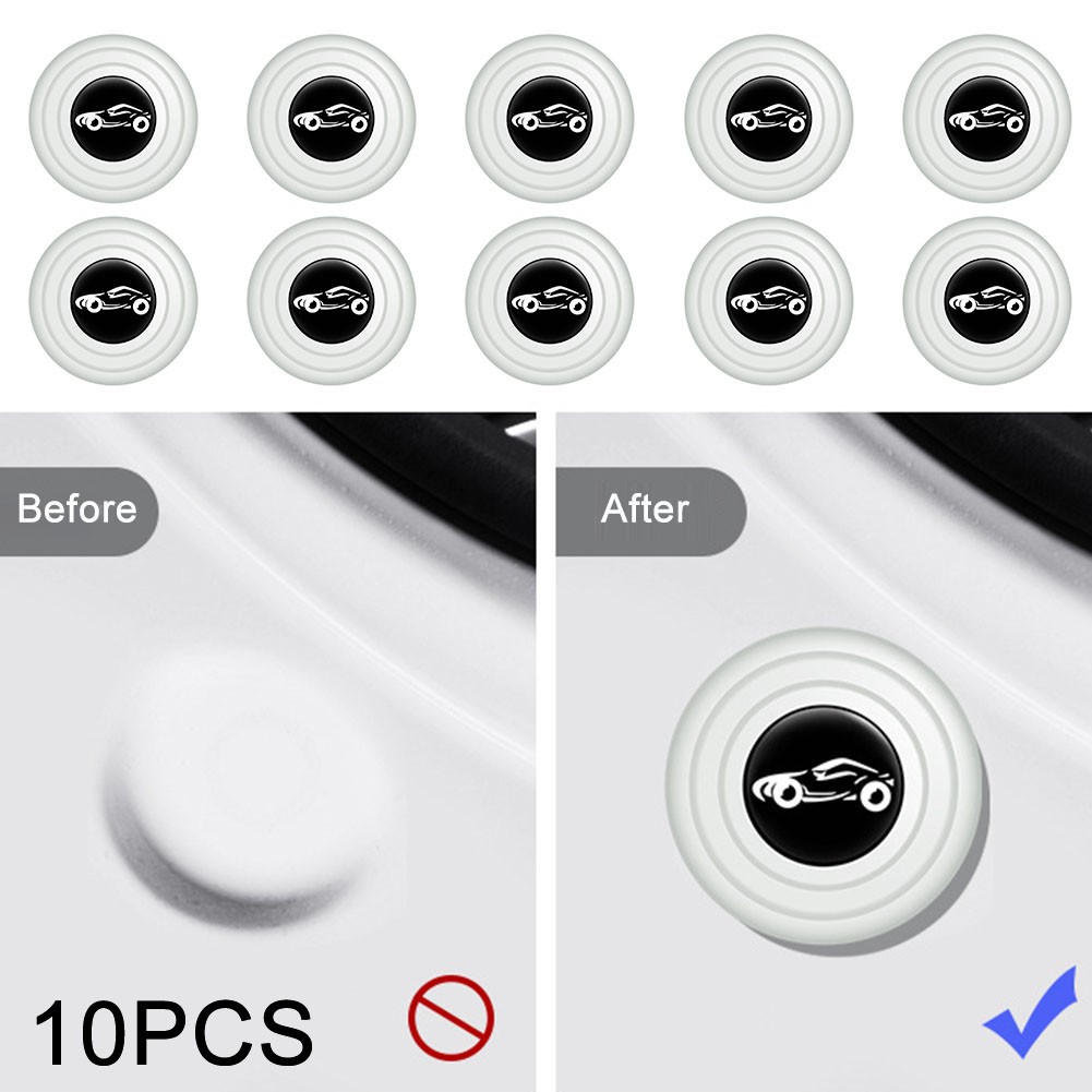 10 Stuks Auto Deur Anti-Collision Pakking Siliconen Lichtgevende Geluidsisolatie En Schokabsorberende Pakking Geschikt Voor Auto pakking Onderdelen