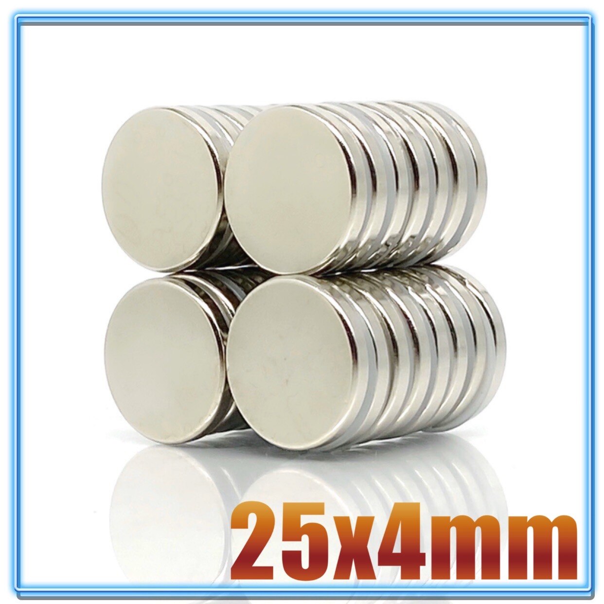 2~50Pcs 25x4 Powerful Magnets 25mmx4mm Permanent Round Magnet 25x4mm Fridge Neodymium Magnetic Super Strong magnet 25*4 mm