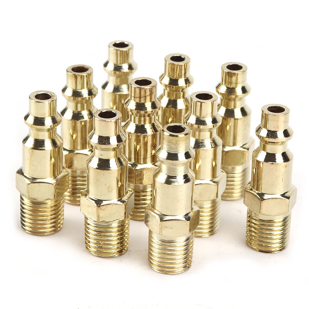 1Pc Quick Coupler Tool 1/4" NPT Air Line Hose Fitting Coupling Adapter Hardening Steel Compressor Connector Sell