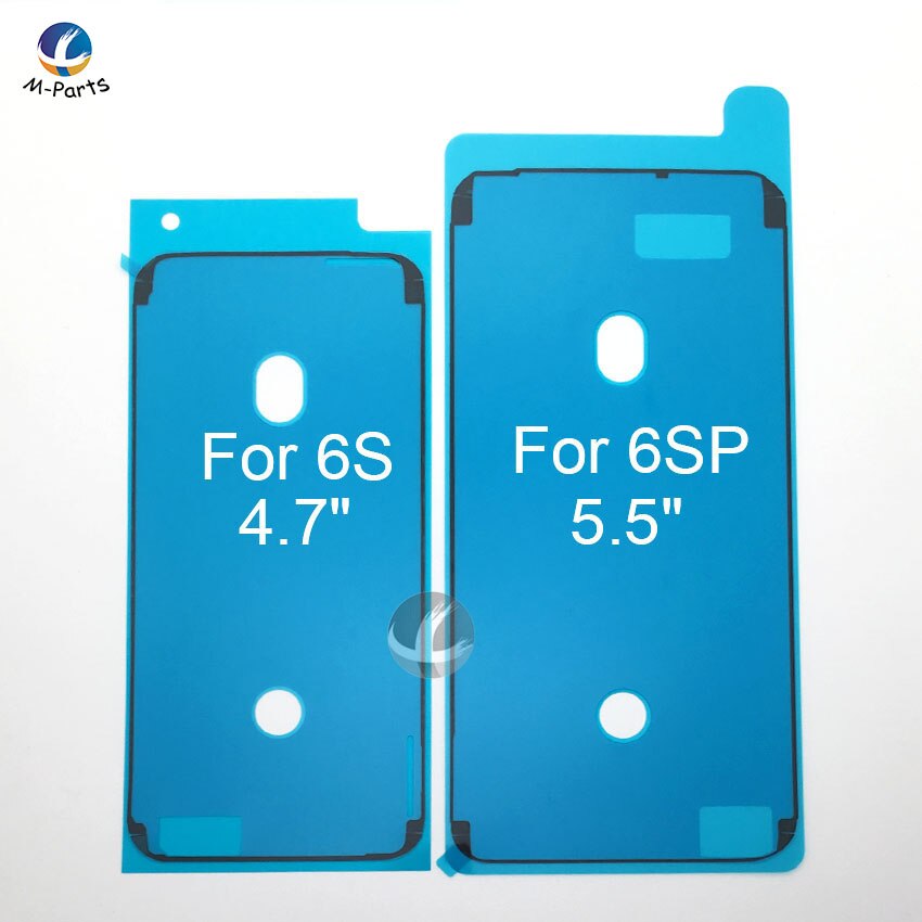 10 teile/los Wasserdicht Klebstoff Für iPhone 6S 6SP 7 7P 8 8P Plus X XS XSM Max XR 11 Pro Max 11Pro LCD Screen Front Rahmen Aufkleber