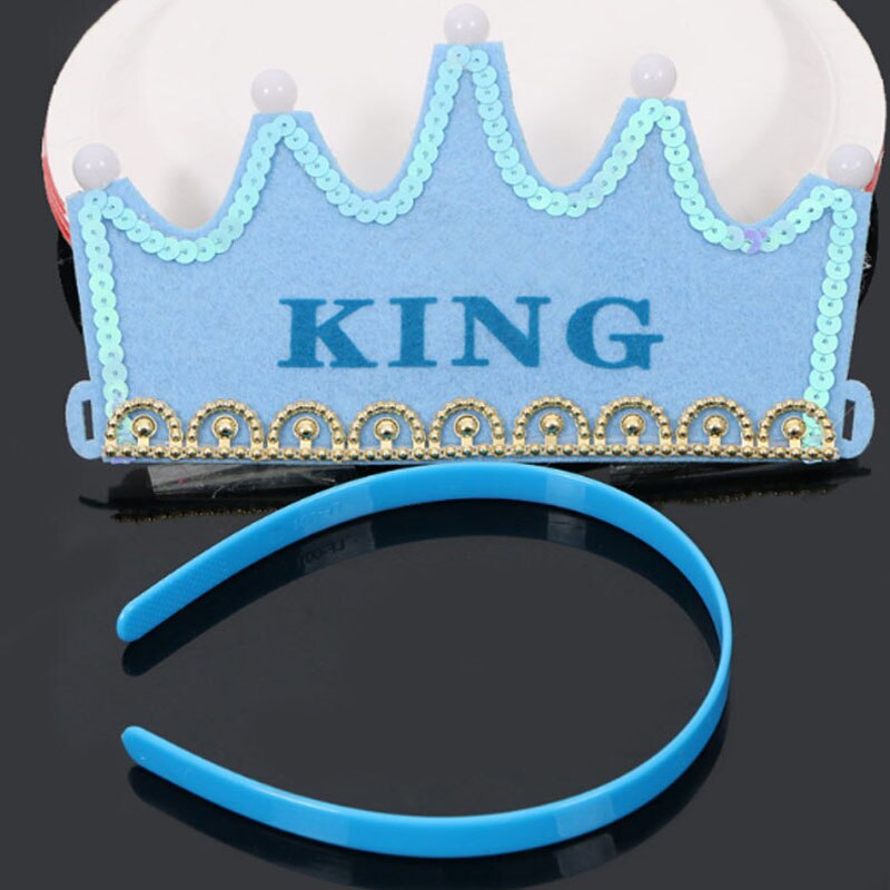 Enfants adultes LED clignotant tiare couronne bandeau brillant lumière jusqu'à anniversaire chapeau fête de mariage Led décor Navidad noël: 9