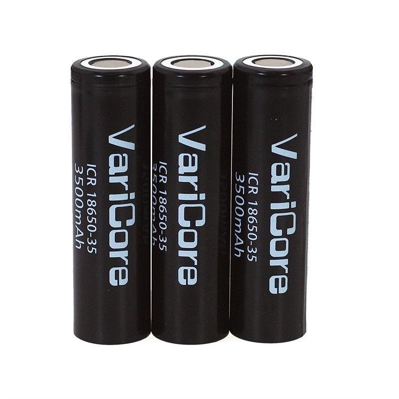 VariCore ICR 18650-35 Genopladeligt Batteri 3500mAh 3.7V - Pakke med 1-10 stk