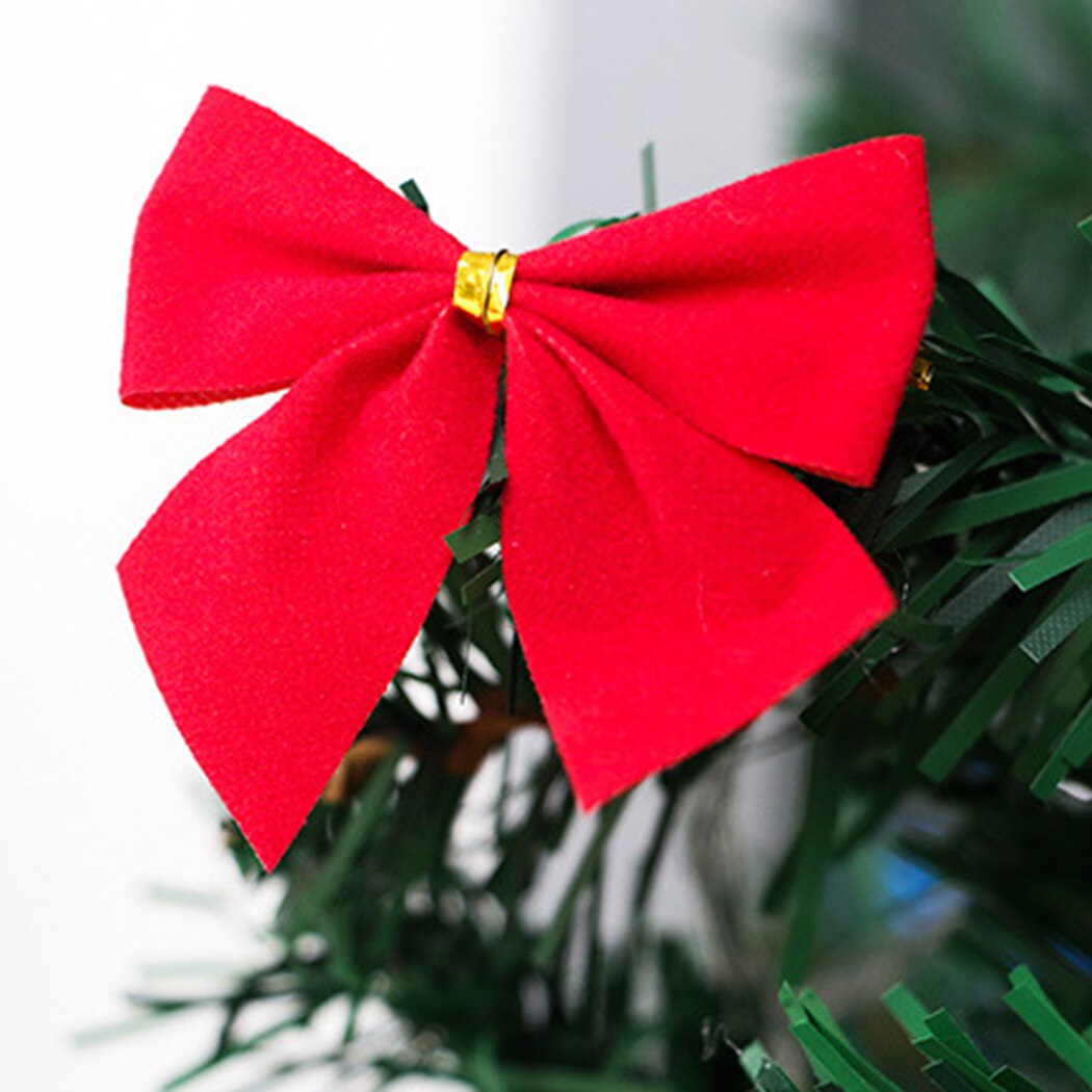 Jul festlig juletræ indretning sløjfer slikpose sløjfer hængende ornament til juletræ 36 stk.