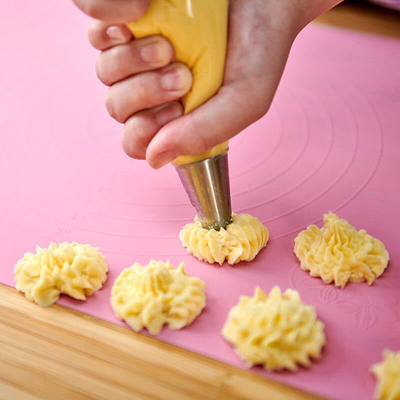 50*40cm 1pc Non-Stick Silicone Mat Rolling Dough Liner Pad Pastry Cake Bakeware Paste Flour Table Sheet Kitchen Tools