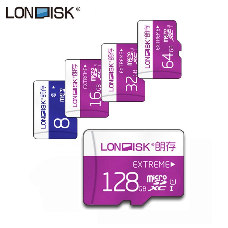 Londisk Micro Sd-kaart 32 GB Class10 8 GB/16 GB/64 GB/128 GB UHS-1 Flash geheugenkaart TF Card 32 GB Voor Smartphone Laptop Camera