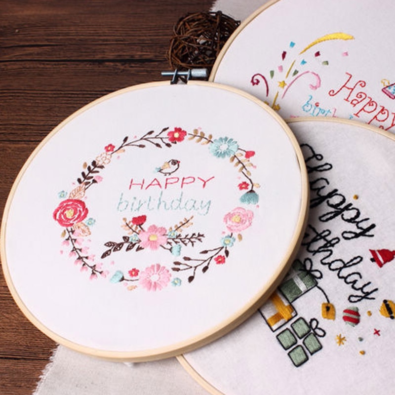 Conjunto de bordado de flores de cinta DIY de Europa con marco para principiantes Kits de costura serie de punto de cruz manualidades decoración de costura