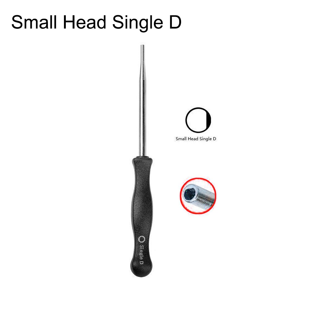 Destornilladores de ajuste de carburador, herramientas manuales, casquillo hexagonal individual D doble D para motor pequeño común de 2 ciclos, 1 Uds.: Blanco