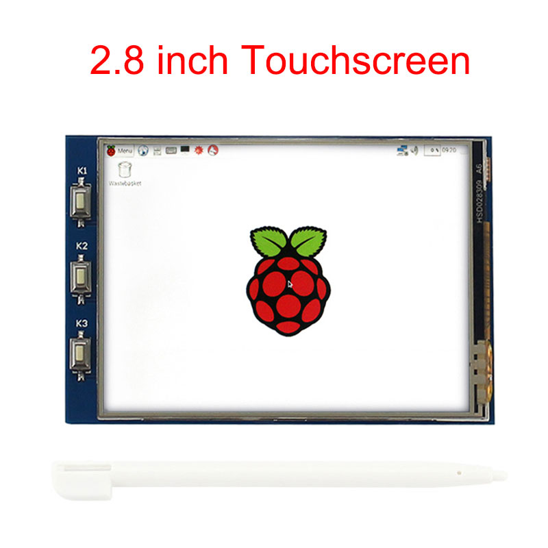 Raspberry Pi 4B/3B+/3B 2.8 inch 2.4 inch Touchscreen 320*240 LCD TFT SPI Display for All Version Raspberry Pi with Touch Pen: 2.8 inch