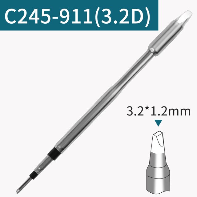 Universal jbc  c245 loddekolbespids  t245- a håndtag svejsedysegreb kompatibel med jbc  t245 og ud -1200 loddestation: C245-911