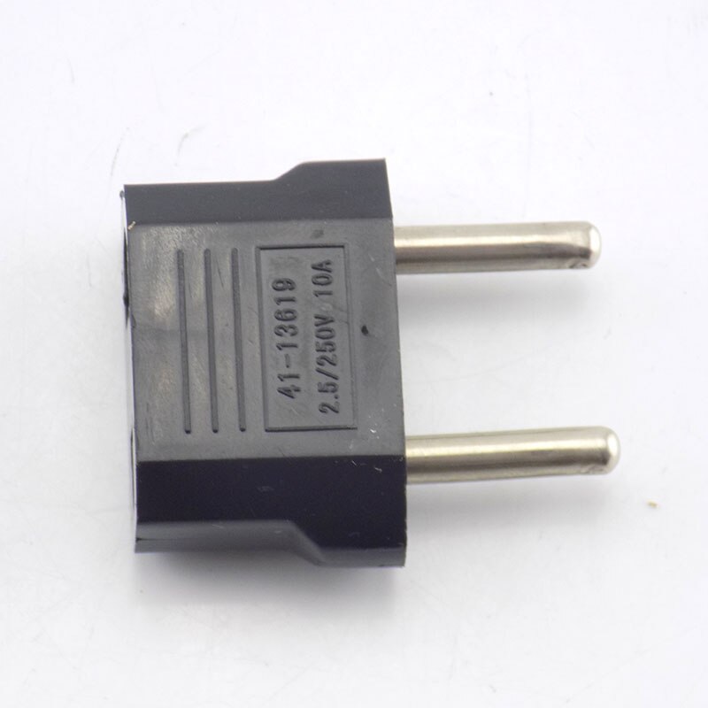 Adaptador de enchufe europeo, americano, australiano, Europeo, de viaje, conector de salida C1, 2 piezas: tipo 1