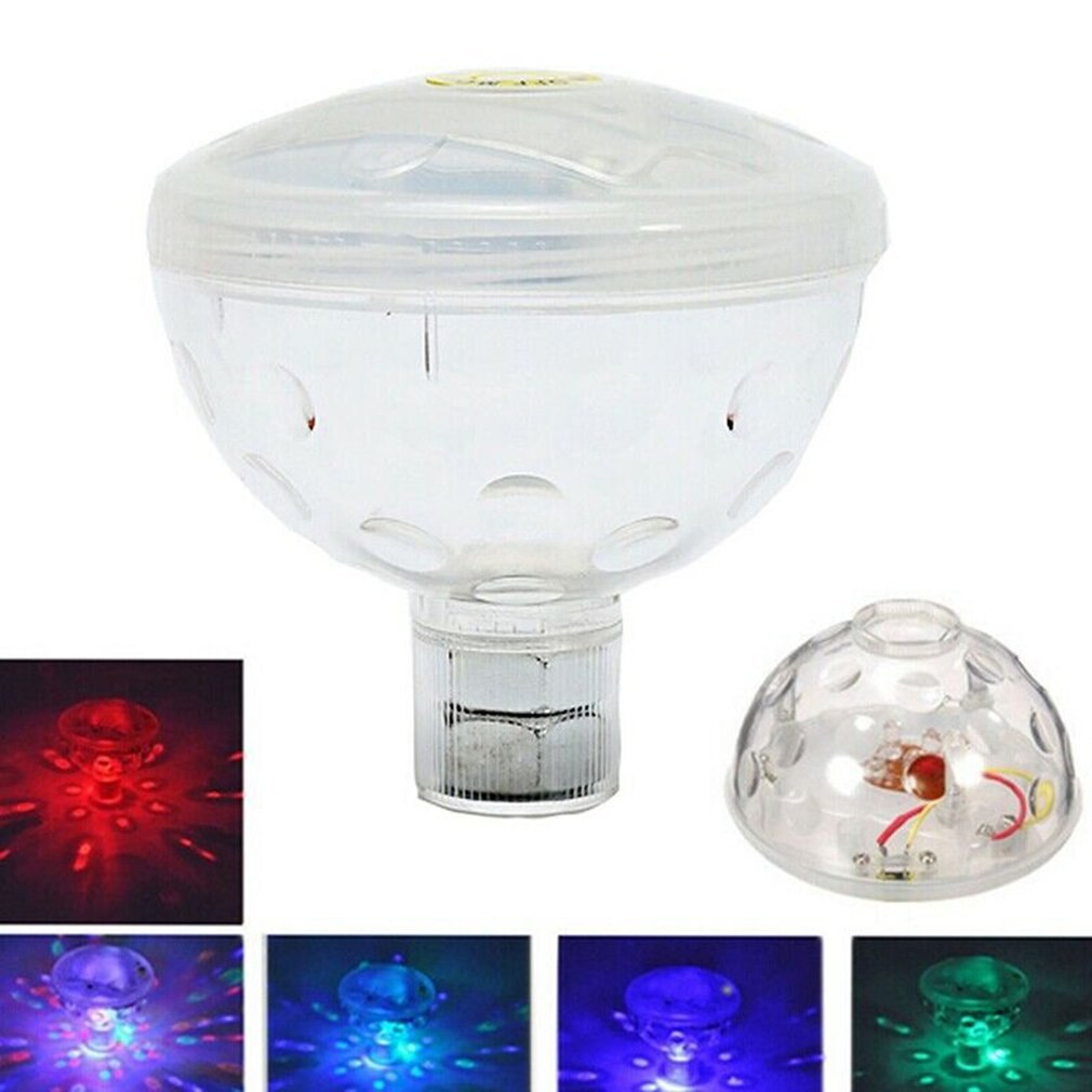 Floating Underwater Light RGB Submersible LED Disco Light Glow Show Swimming Pool Tub Spa Lamp Bath Light