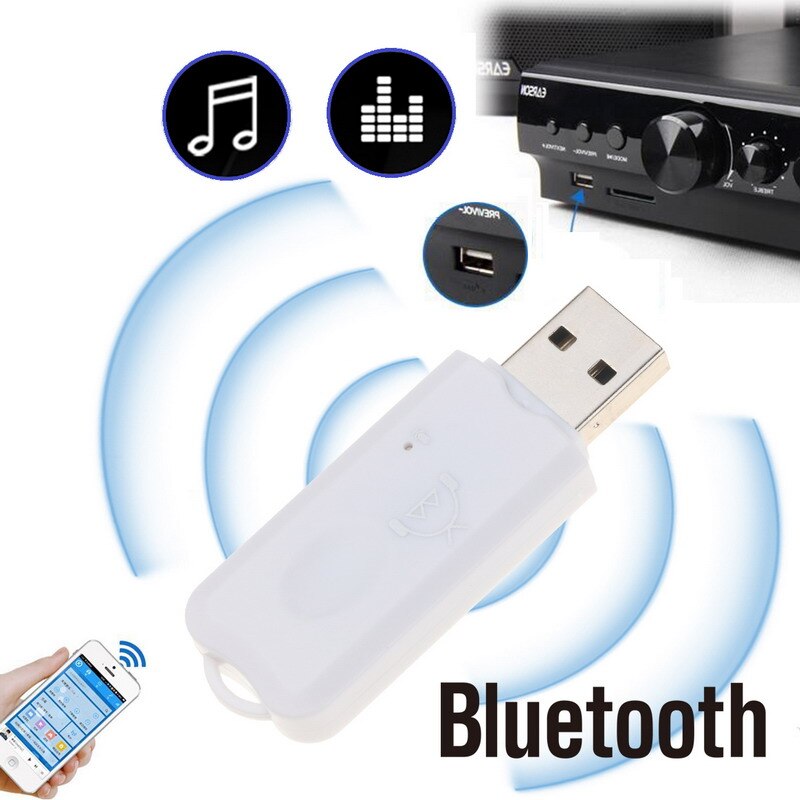USB Bluetooth V2.1 Audio Stereo Receiver Wireless Handsfree bluetooth Adapter Dongle Kit for Speaker for iphone for car or home