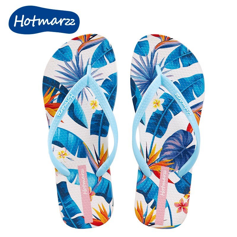 Hotmarzz Tongs Femmes Banane Feuilles Impression Sandales Tongs De: 10