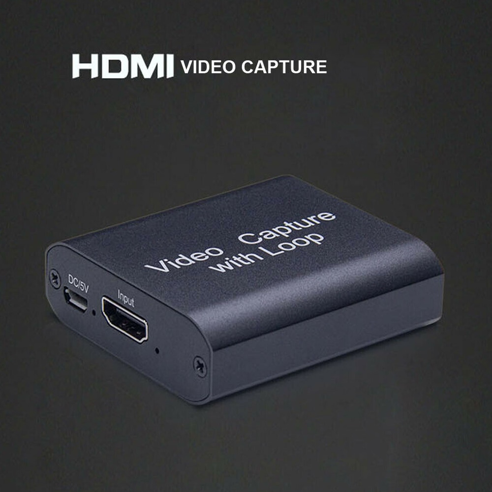 HDMI Video Capture Card Screen Record USB 2.0 1080P Game Capture Streamer Device Conference @M23