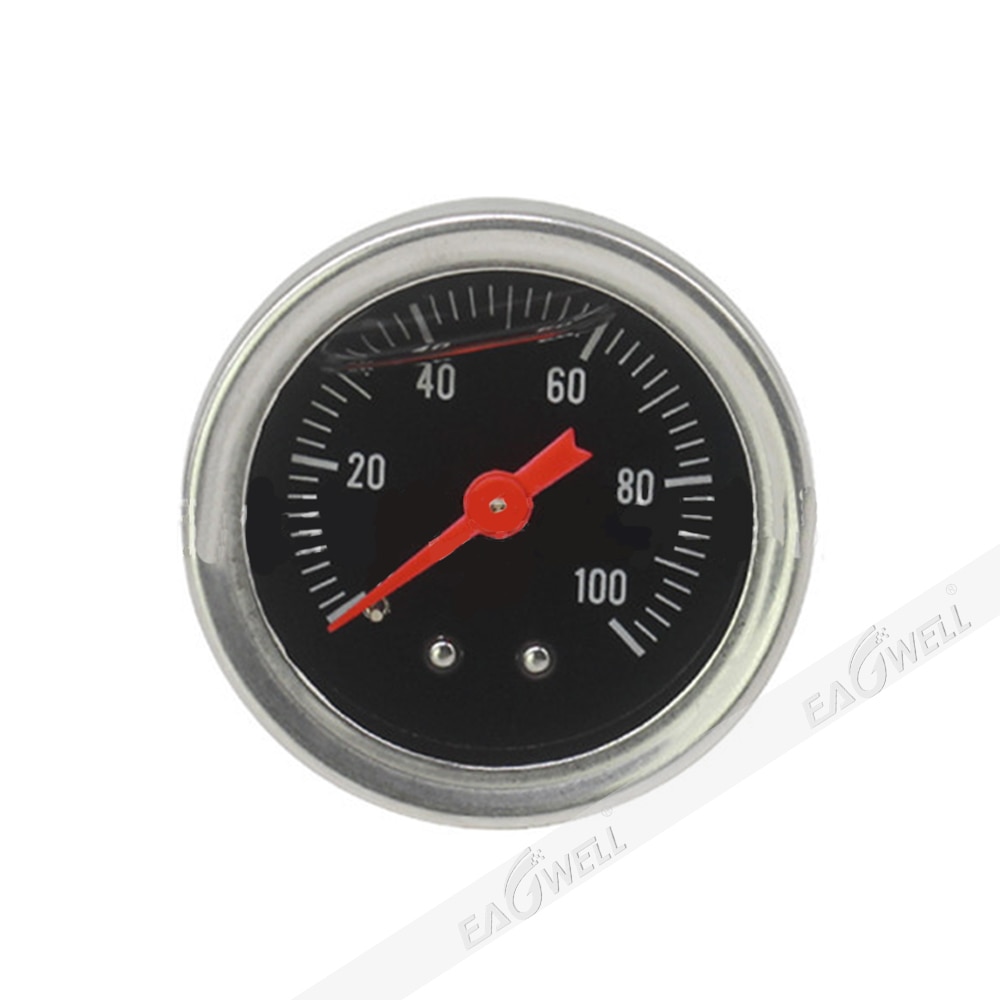 AN6 Hoge Druk Brandstof Regulator W/Boost-8AN 8/8/6 Efi Fuel Pressure Regulator Met Gas Gauge vacuüm Boost Poort