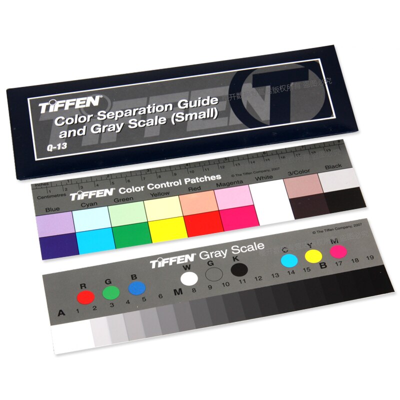 TIFFEN Q13 Color Card Video Test Photography Remake Camera Color Card Gray Card Color Scale Gray Scale