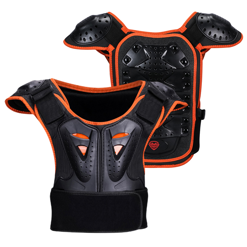 Chaqueta de armadura para niños, equipo de protección de pecho Espinal, chaqueta de monopatín para Motocross, Equipo de Motocicleta,
