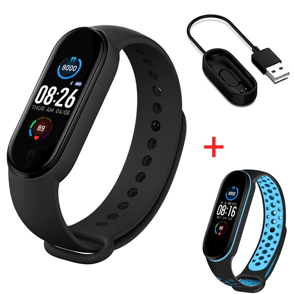 M5 Smart Band M5 Smart Uhren Sport Fitness Tracker Pedometer Herz Rate Blutdruck Monitor Bluetooth Armband Männer Frauen: 4