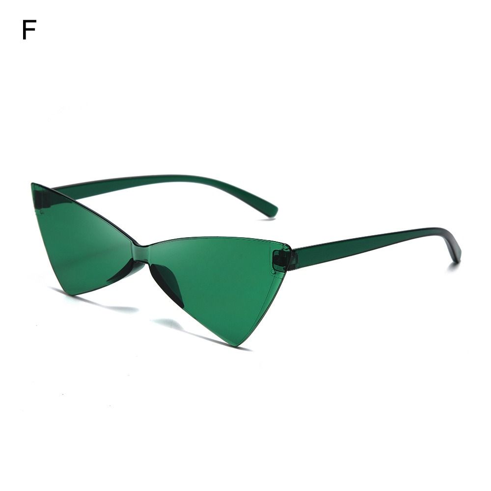 Gafas de sol de trébol irlandés para el Día de San Patricio, lentes verdes de trébol de cuatro hojas, disfraz de Leprechaun, gafas de sol sin montura a la: Champán