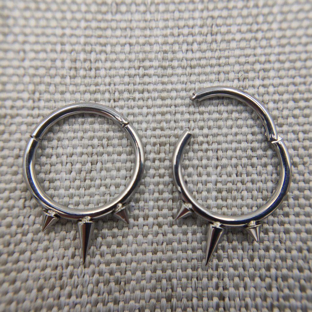 16G Implant Grade Titanium Astm F136 Kegel Spiraal Scharnierende Segment Ring Hoepel Voor Septum Daith Helix Kraakbeen Piercing Body sieraden