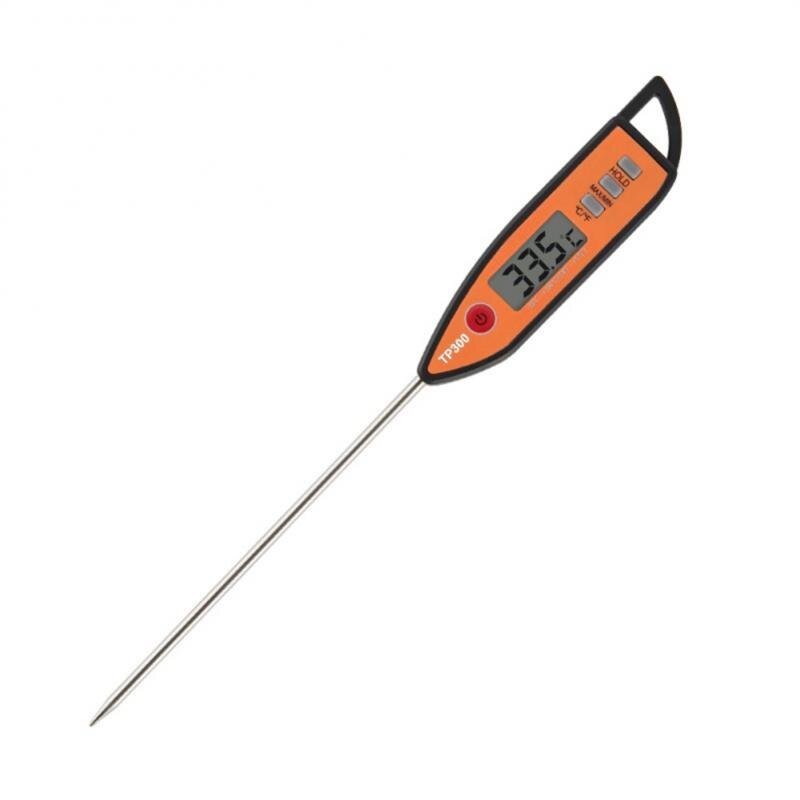 TP300 Food Digital Thermometer For Kitchen BBQ Probe Meat Water Milk Household Cooking Electronic Oven Thermometer Gauge Tools: orange