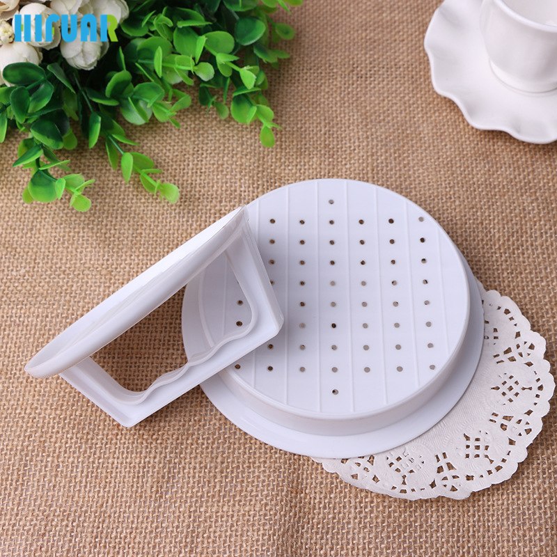 HIFUAR 1 Set DIY Hamburger Vlees Druk Tool Patty Makers Vlees Hamburger Maker Mold Food-Grade Plastic Hamburger Pers hamburger Maker