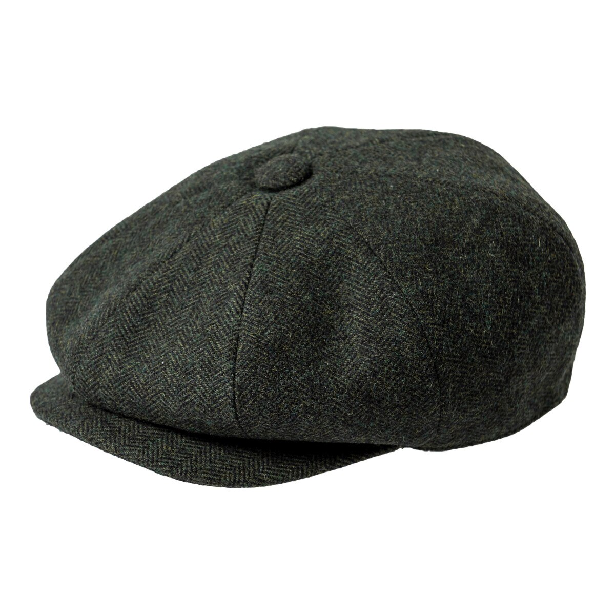 Jangoul Newsboy Caps Men 8 Panel Flat Cap Wool Blend Driving Hat Beret Male Herringbone Baker Boy Ivy Hats: green / 6 7/8