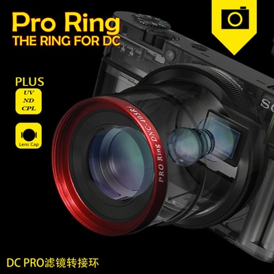 Anillo adaptador de aluminio para lente de Sony, compatible con RX100 II III IV M1 M2 M3 M4 RX100V RX100M5 Series, accesorios para cámara, lente QX100 de 40,5mm