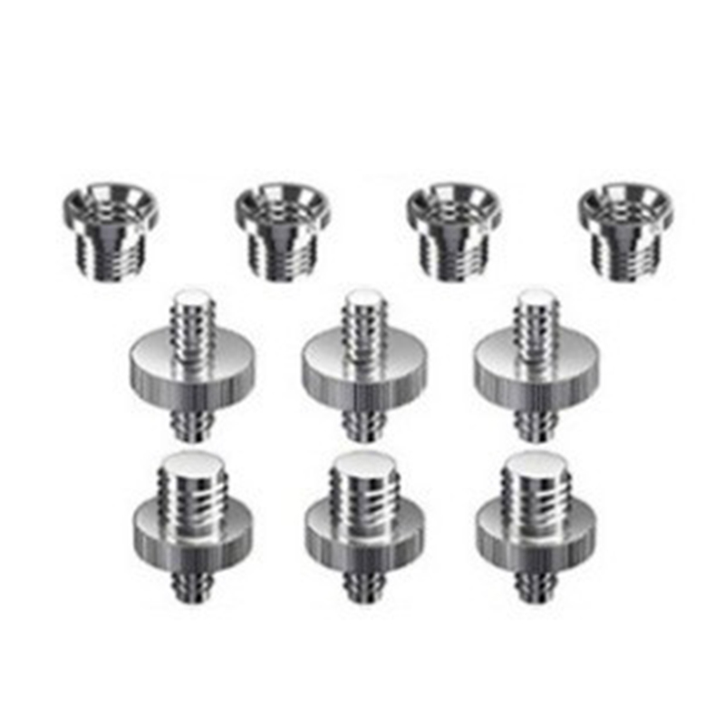 1/4 Śruba do kamery 3/8 cala Konwerter Śruby gwintowane Mocowanie lampy błyskowej Adapter gorącej stopki Statyw Gwint Statyw oświetleniowy Zestaw 1/4" 3/8": Złota