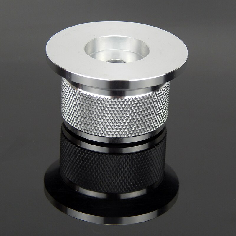 HIFI amplifier speaker Aluminum Volume knob 1pcs Diameter 44mm Height 25mm amplifier Potentiometer knob black silver gold