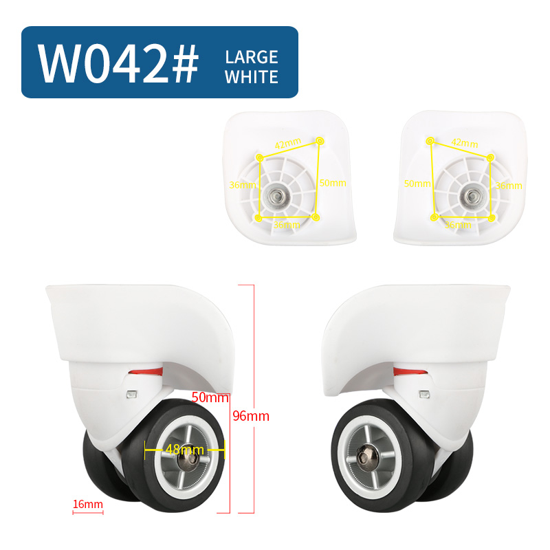 Reparatie Trolley Koffer Wielen Universele Wielen Accessoires Vervanging Reparatie Koffer Universele Caster Accessoires: Rood