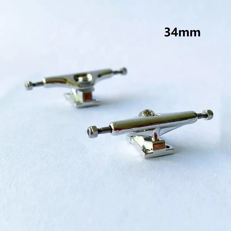 Fingerboard Truck 32mm 34mm Single Axle for Finger Skate Board Mini Skateboard Toys: WHITE