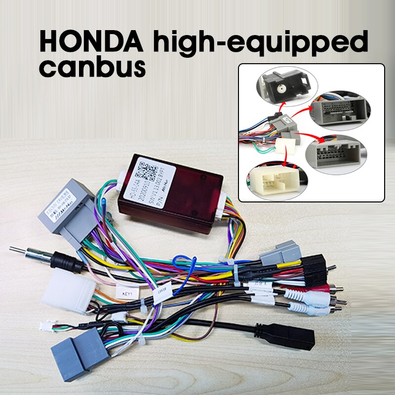 Amplificateur d&#39;autoradio Canbus convient à divers Canbus et câbles de Toyota, Honda, Volkswagen, Kia, Nissan, Hyundai, etc.: Honda canbus