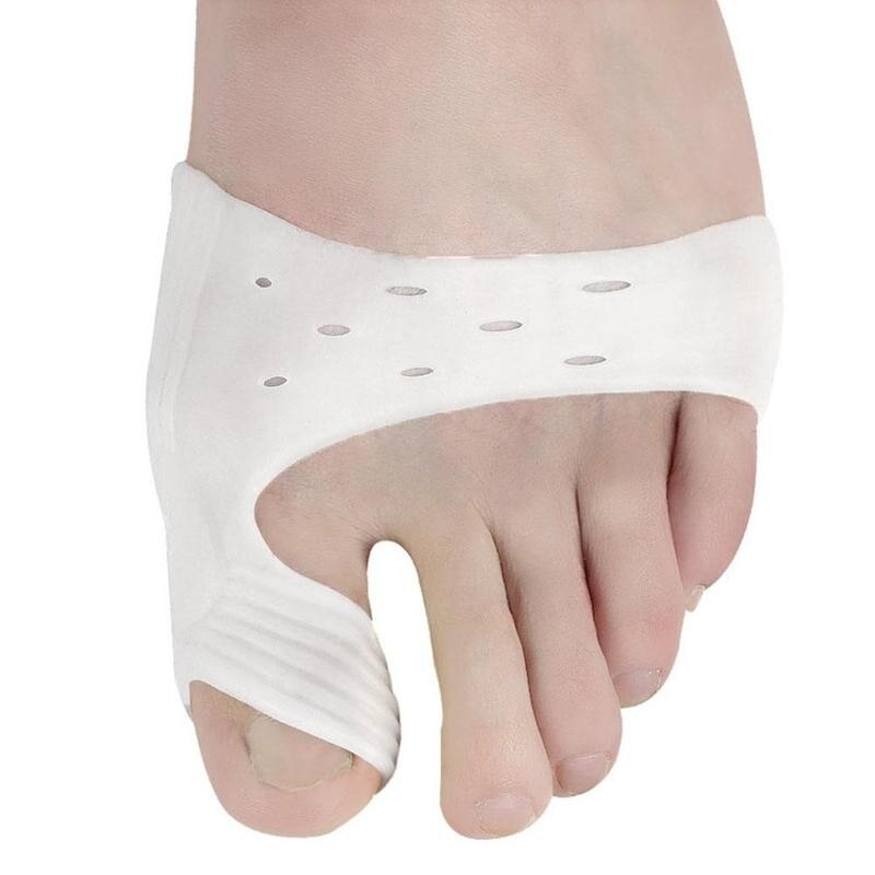 1 Paar Siliconen Teen Separator Corrector Duim Voeten Bunion Hallux Zachte Richter Teen Protector Valgus Stijltang Care Q8Q1