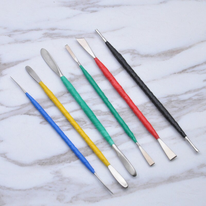 6pcs/set Carving Knife Clay Accessories Sculpture Cutter Clay Mold Stainless Steel Sculpting tools Clay Sculpture