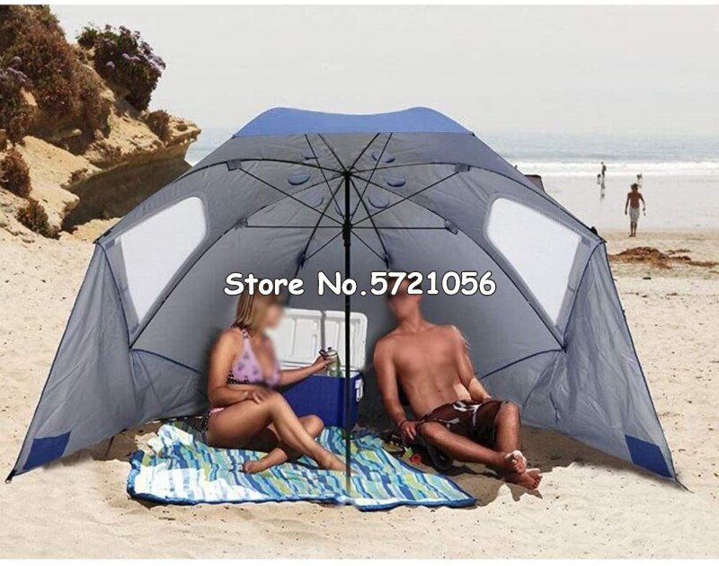 Sombrilla de playa para exteriores, carpa de protección portátil para Picnic, toldo para acampar, refugio contra el clima, 7,87 pies