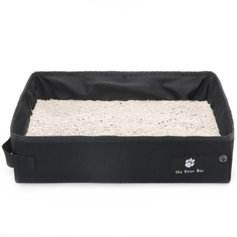 Kat sengepander oxford stof sammenfoldelig kattebakke udendørs vandtæt toilet til killinger rengøringsudstyr til kæledyr