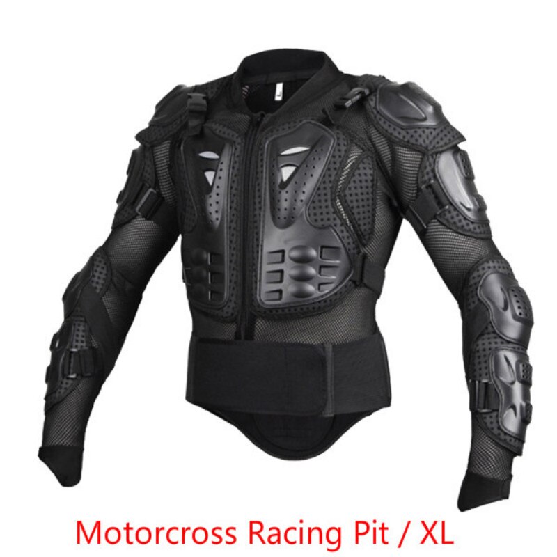 Full Body Motocross Motorcycle Armor Jacket Armor Chest Gear Parts Shoulder Hand Joint Accessory: XL