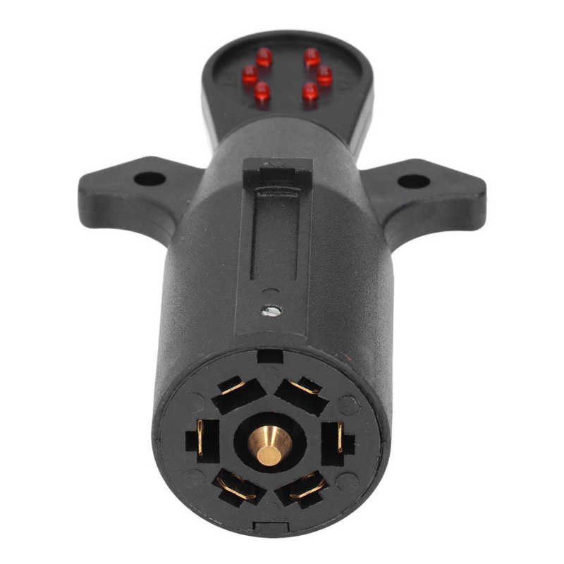 Trailer Light Tester RV Electric Wiring Adapter 6LED 7-PIN for Vehicles